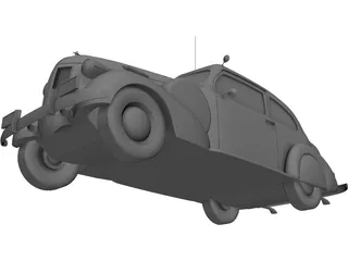 Buick Special (1937) 3D Model preview