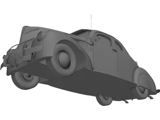 Ford Coupe (1939) 3D Model preview
