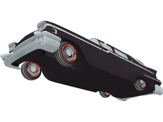 Hearse (1950) 3D Model preview