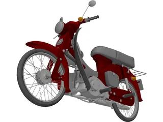 Moped 3D Model preview