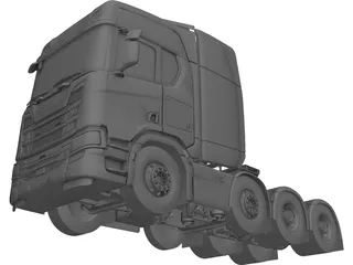 Scania S6000 3D Model preview