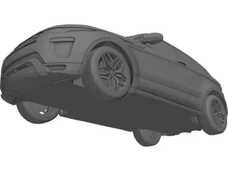 Land Rover Evoque (2018) 3D Model preview