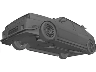 Lancia Delta HF Integrale Evoluzione 3D Model preview