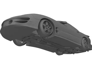 Pontiac Firebird Trans Am WS6 3D Model preview