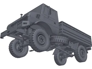Mercedes-Benz Unimog 1300L 3D Model preview