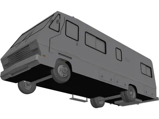 Fleetwood RV Motorhome 3D Model preview