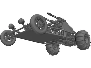Sand Rail 3D Model preview