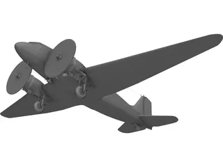 Douglas C-47 Skytrain 3D Model preview
