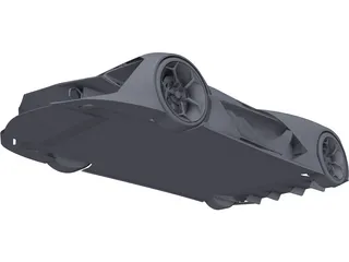 Lamborghini Terzo Millennio Concept 3D Model preview