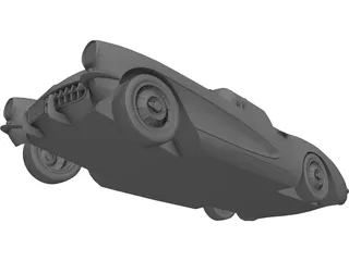 Chevrolet Corvette C1 (1957) 3D Model preview