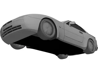 Porsche 944 Turbo (1985) 3D Model preview