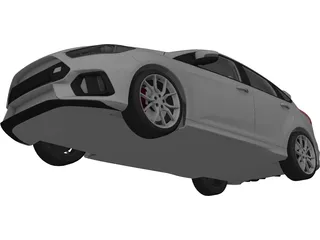 Ford Focus (2016) 3D Model preview