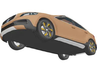 Volvo V40 Cross Country (2013) 3D Model preview