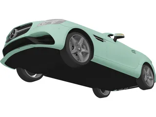 Mercedes-Benz SLC 300 3D Model preview