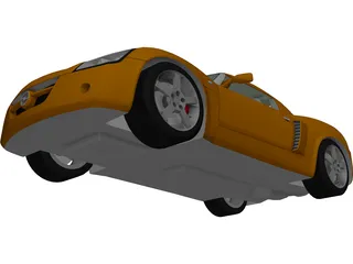 Opel Speedster Turbo (2004) 3D Model preview