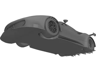 Ferrari 488 GT3 3D Model preview