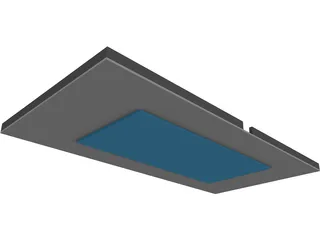 Tennis Court 3D Model preview