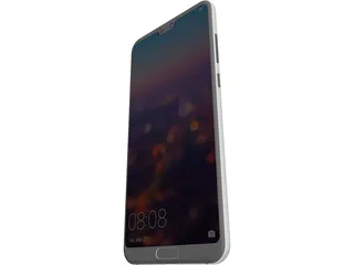 Huawei P20 Pro 3D Model preview