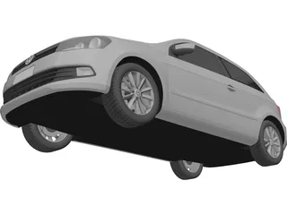 Volkswagen Polo (2013) 3D Model preview