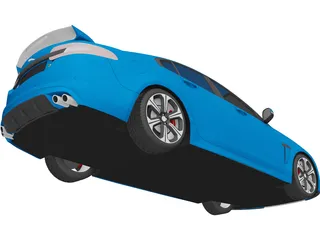Jaguar XFR S (2014) 3D Model preview