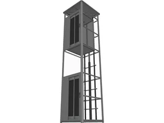 Elevator 3D Model preview