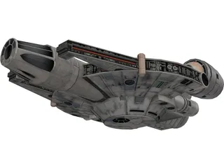 YT-1760 Freighter 3D Model preview