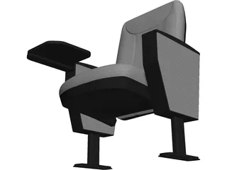 Cinema Chair Ey-145 3D Model preview