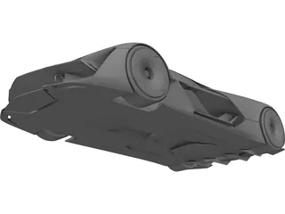 Lamborghini Terzo Millennio 3D Model preview