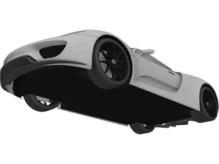 Porsche 918 Spyder Martini 3D Model preview