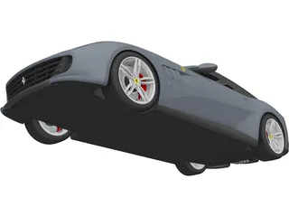 Ferrari GTC4 Lusso (2017) 3D Model preview