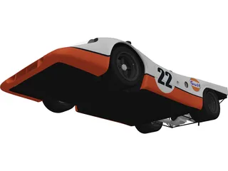 Porsche 917K (1969) 3D Model preview