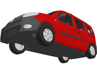 Renault Kangoo Passenger (2014) 3D Model preview