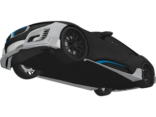 BMW i8 (2015) 3D Model preview
