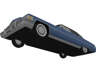 Cadillac Deville (1974) 3D Model preview