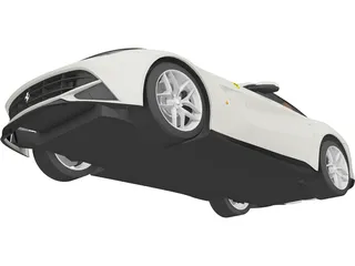 Ferrari F12 Berlinetta (2014) 3D Model preview
