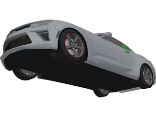 Chevrolet Camaro SS (2016) 3D Model preview