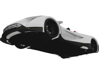 Ferrari LaFerrari Aperta (2018) 3D Model preview