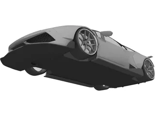 Lamborghini Huracan (2017) 3D Model preview