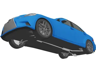 Lexus IS350 F Sport (2014) 3D Model preview