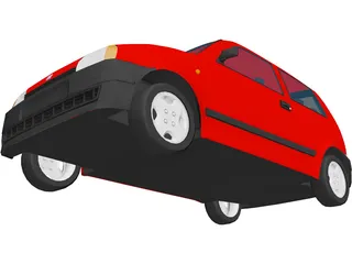 Fiat Cinquecento 3D Model preview