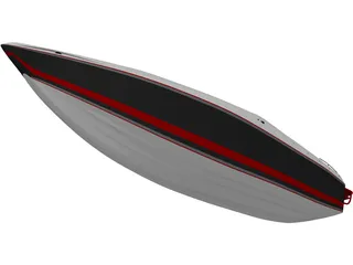 Speed Boat 3D Model preview