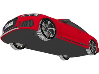 Audi RS5 Coupe (2018) 3D Model preview