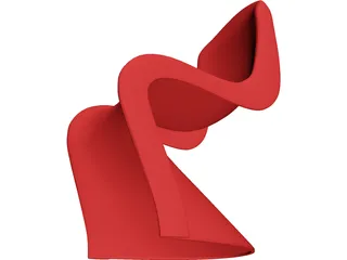 Panton Chair 3D Model preview