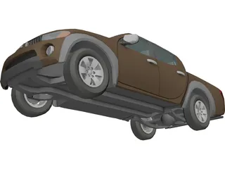 Mitsubishi L200 3D Model preview