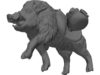 Boar 3D Model preview