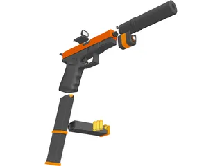 Glock 3D Model preview