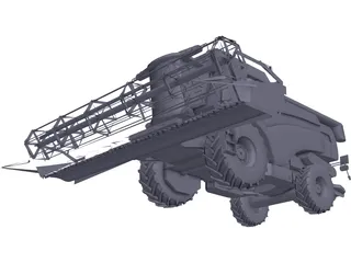 New Holland CX with Cutting JH 3D Model preview