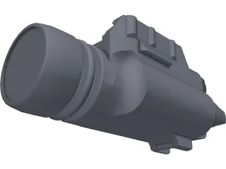 Surefire x200 Light 3D Model preview