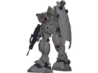 RGM-79N GM Custom 3D Model preview