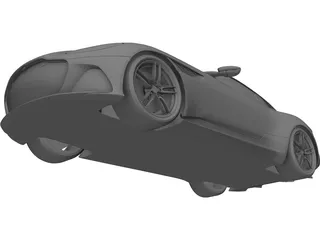 Aston Martin DBS Superleggera (2019) 3D Model preview